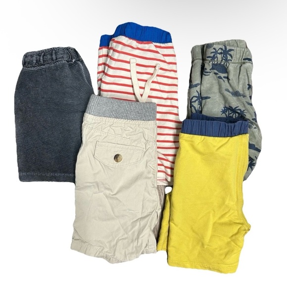 Lot Of 5 Toddler Boy Shorts Mini Boden Zara Gap Size 3T - Picture 1 of 7